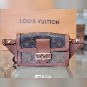 LOUIS VUITTON Reverse Monogram Dauphine Bumbag